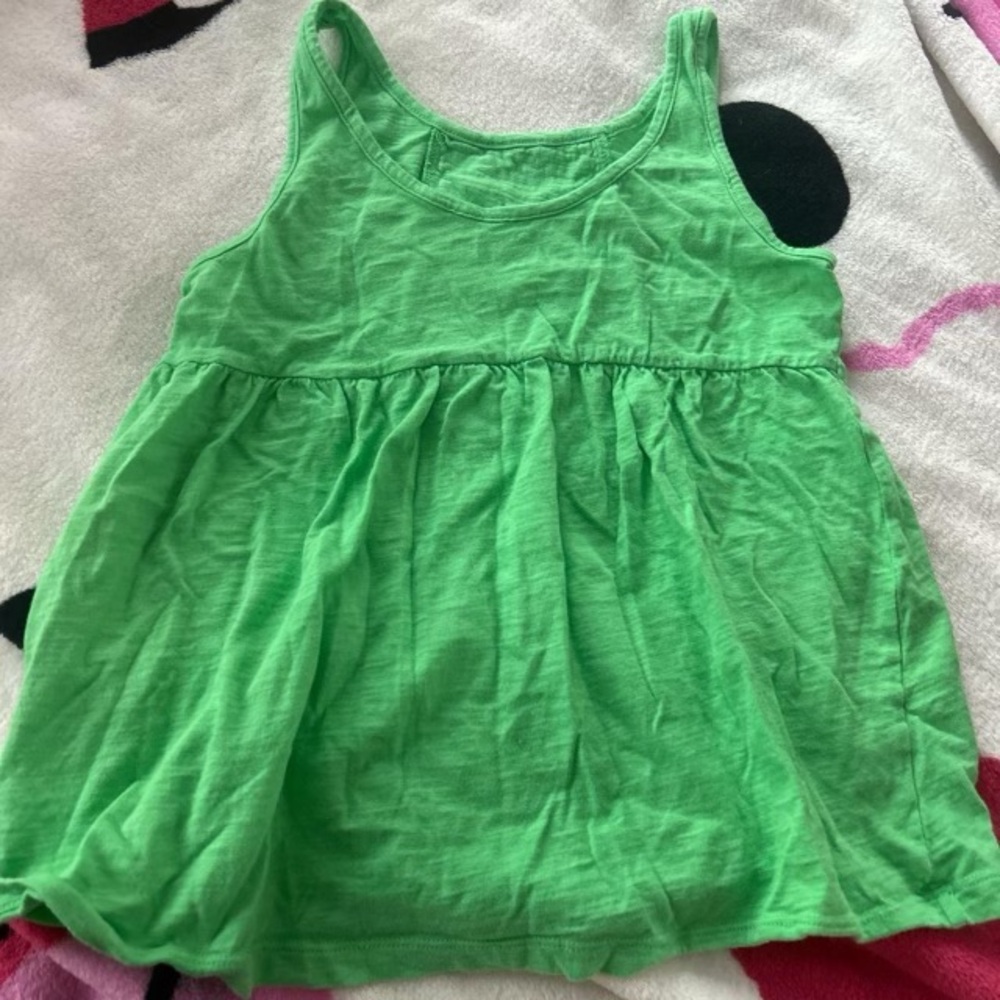 GAP kids size large 10/11 green tank top